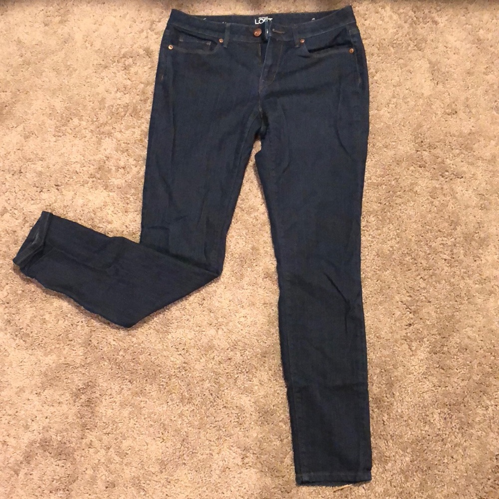 Ann Taylor Loft Curvy Skinny Jeans
